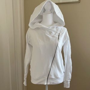 Sweaty Betty White tennis zip up hoodie Size M 🎾
